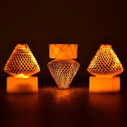 Luxury LED Candle Lights Set of 4 | Safe Flameless Home Decor