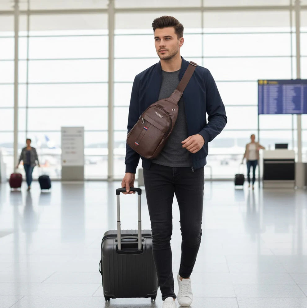 Urban Anti-Theft Waterproof Crossbody Sling Bag for Men