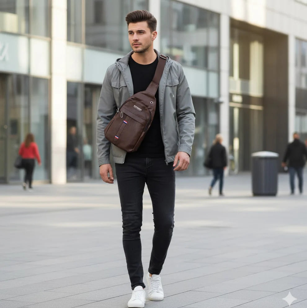 Urban Anti-Theft Waterproof Crossbody Sling Bag for Men