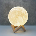 3D  Moon LampLED Night Light with Stand – Aesthetic Bedroom Decor Lamp | Romantic Gift for Couples