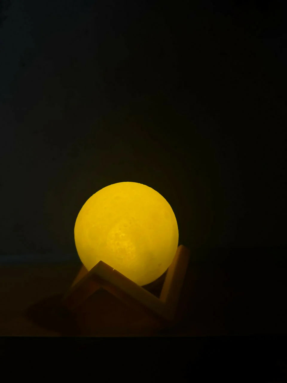 3D  Moon LampLED Night Light with Stand – Aesthetic Bedroom Decor Lamp | Romantic Gift for Couples
