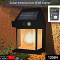 Best Solar Motion Sensor Wall Light Outdoor Waterproof | LED Solar Security Lamp for Home Garden Gate Wireless Light