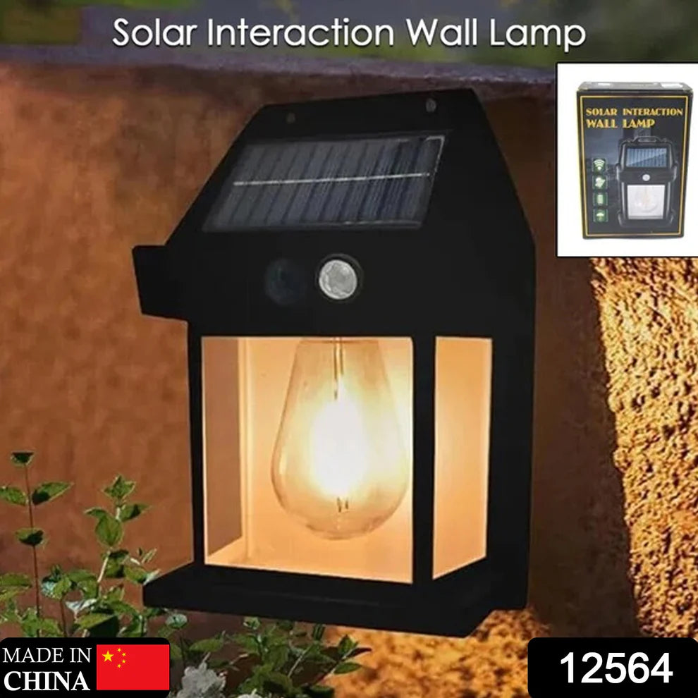 Best Solar Motion Sensor Wall Light Outdoor Waterproof | LED Solar Security Lamp for Home Garden Gate Wireless Light