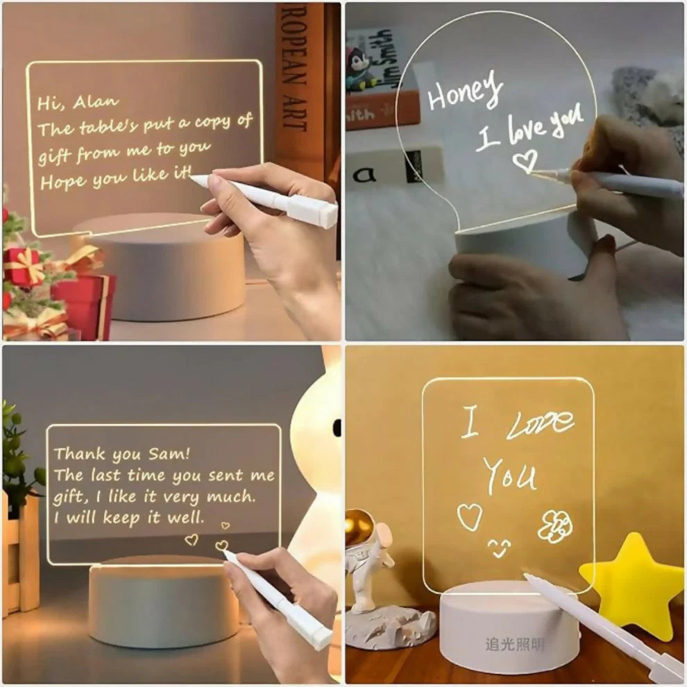 Personalized Message LED Night Lamp – Perfect Gift for Loved Ones