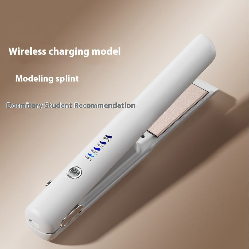 Mini Wireless Hair Straightener & Curler | Portable Rechargeable Styling Tool    (2-in-1 Mini Wireless Hair Styler)